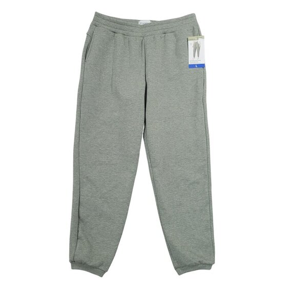 NEW Mondetta Heathered Green Fleece Jogger Pants L // 25PT - Picture 2 of 8